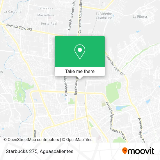 Starbucks 275 map