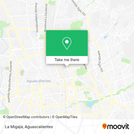 La Migaja map