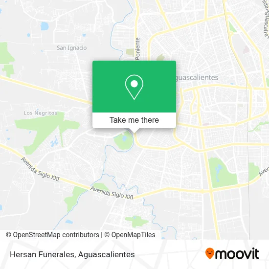 Hersan Funerales map