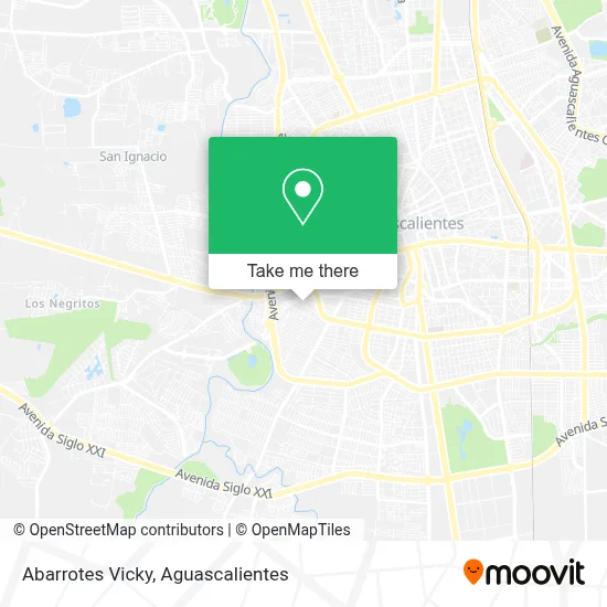 Abarrotes Vicky map