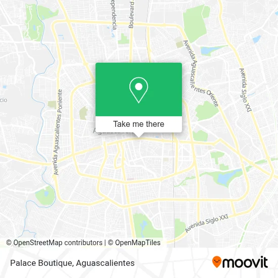 Palace Boutique map