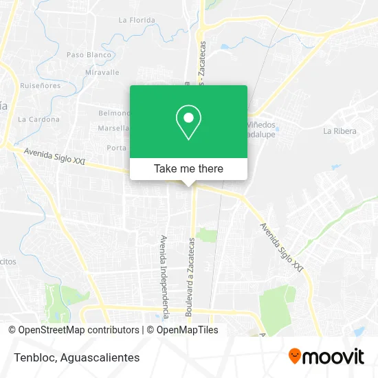 Tenbloc map