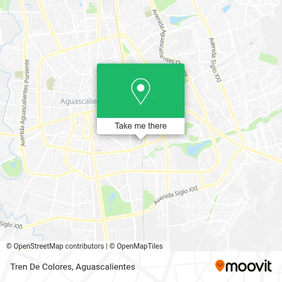 Tren De Colores map