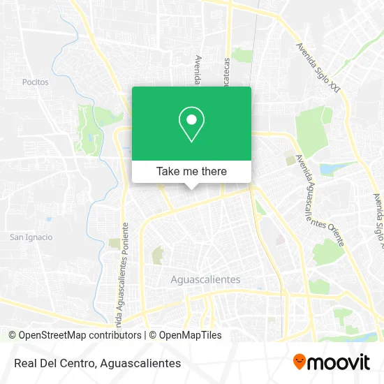 Real Del Centro map