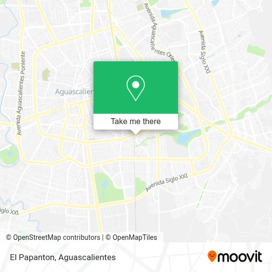 El Papanton map
