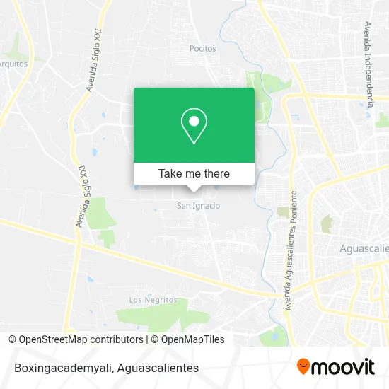 Boxingacademyali map