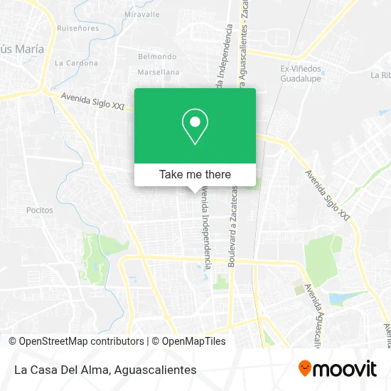 La Casa Del Alma map