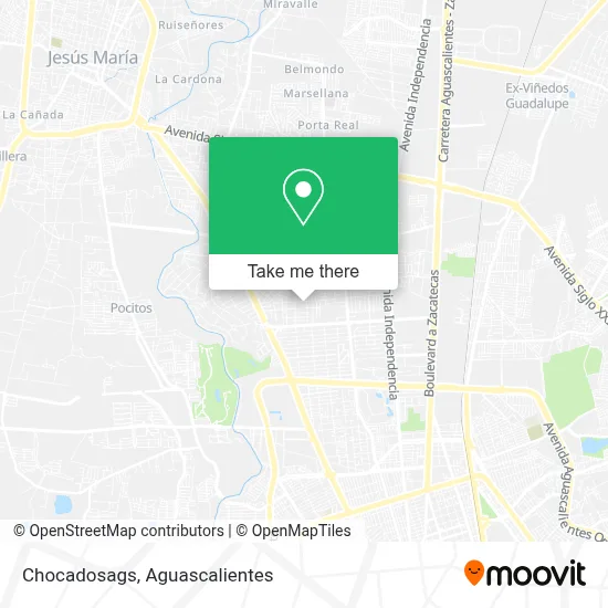 Chocadosags map