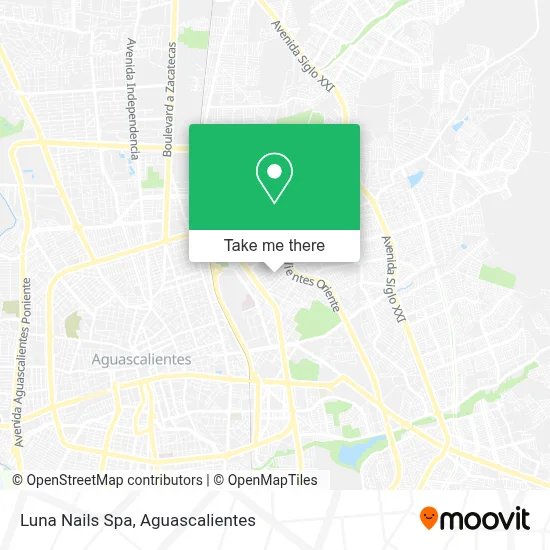 Luna Nails Spa map