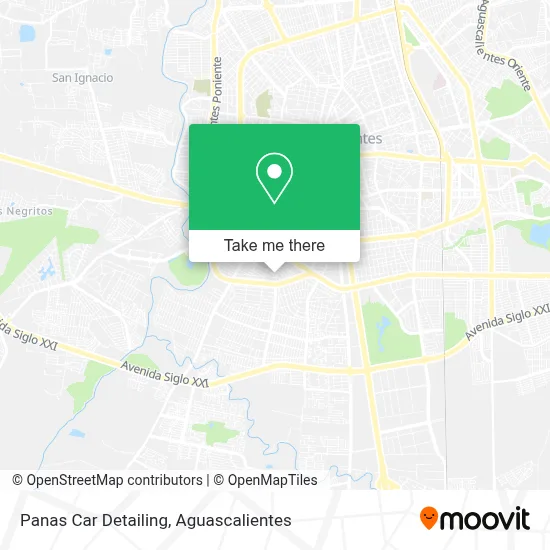 Panas Car Detailing map