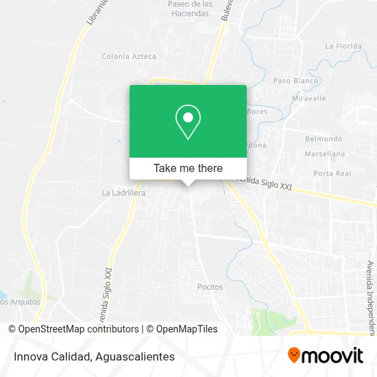 Innova Calidad map