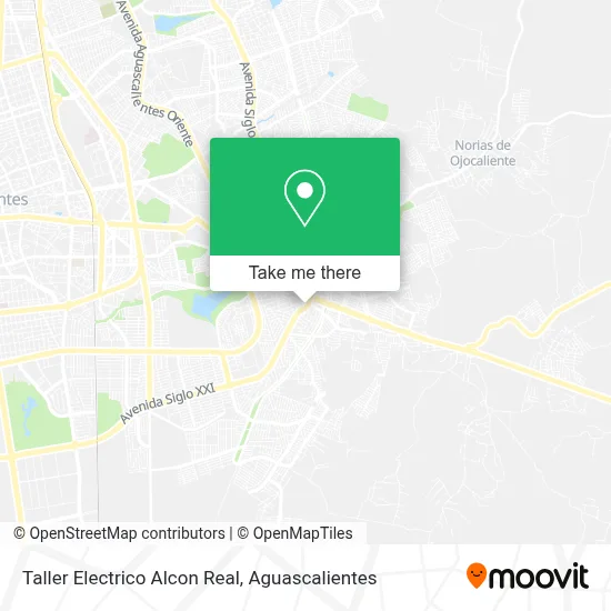 Taller Electrico Alcon Real map