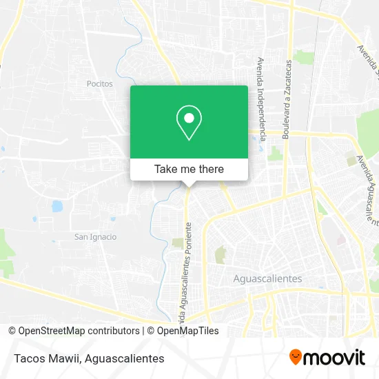 Tacos Mawii map