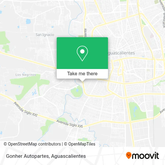 Gonher Autopartes map