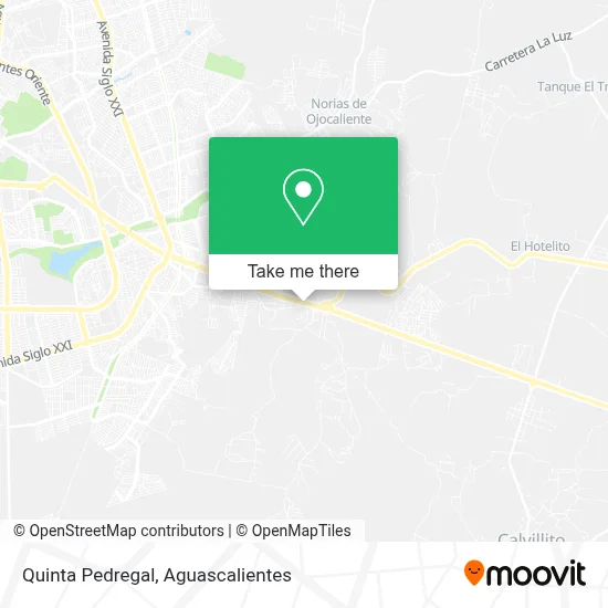 Quinta Pedregal map