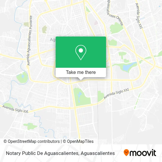 Notary Public De Aguascalientes map