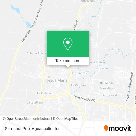 Samsara Pub map