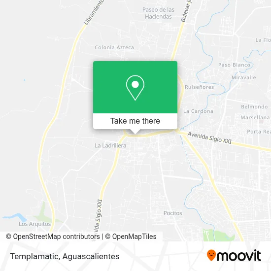 Templamatic map
