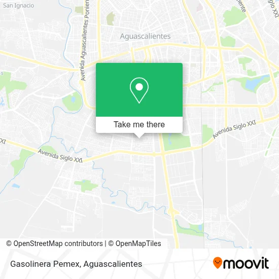 Gasolinera Pemex map