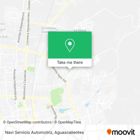 Navi Servicio Automotriz map