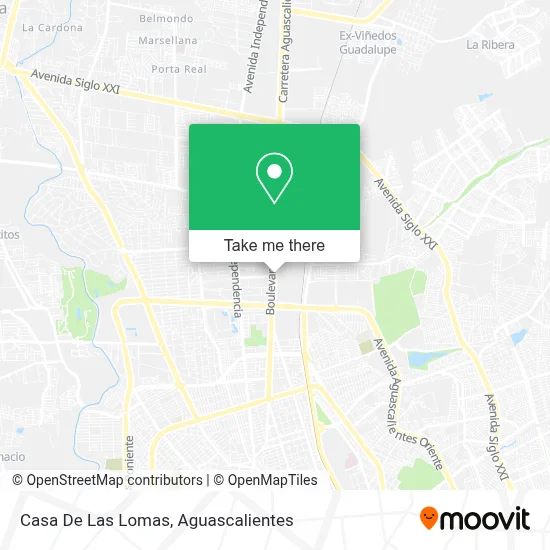 Casa De Las Lomas map