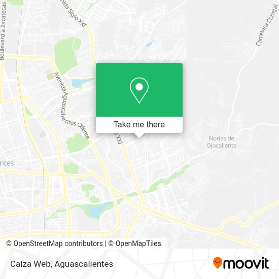 Calza Web map