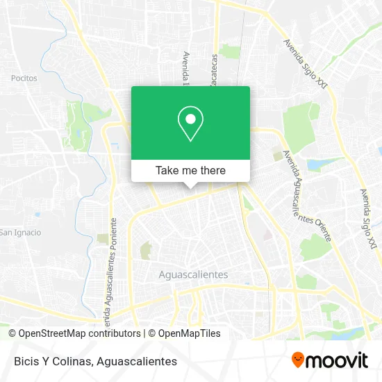 Bicis Y Colinas map