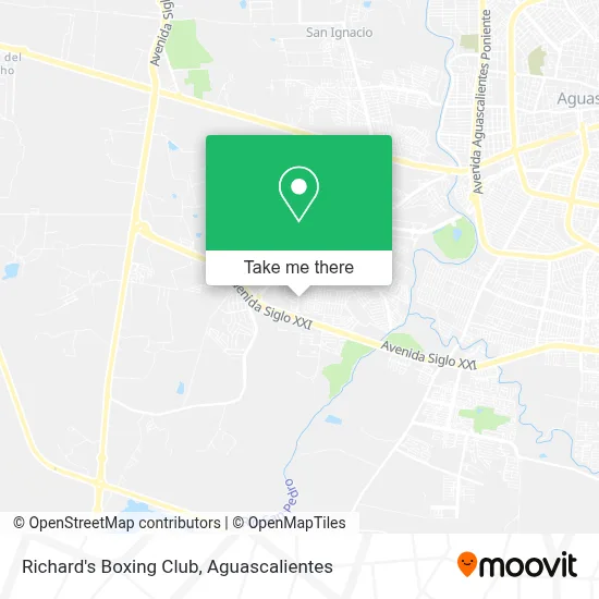 Richard's Boxing Club map