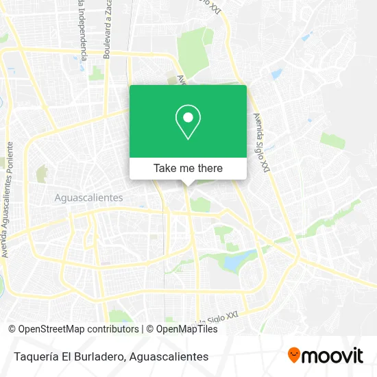 Taquería El Burladero map