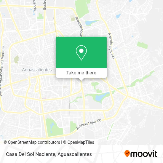 Casa Del Sol Naciente map