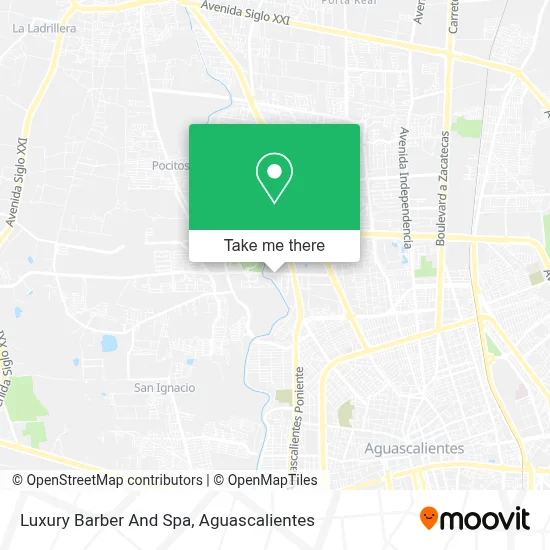 Luxury Barber And Spa map