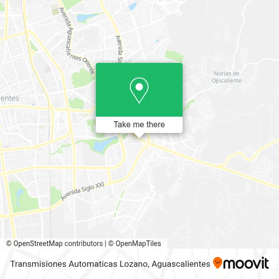 Transmisiones Automaticas Lozano map