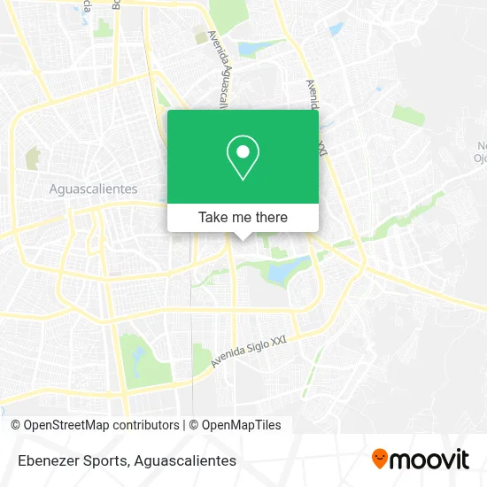 Ebenezer Sports map