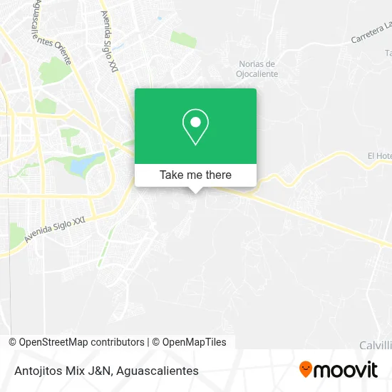 Antojitos Mix J&N map