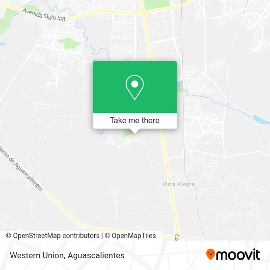 Western Union map