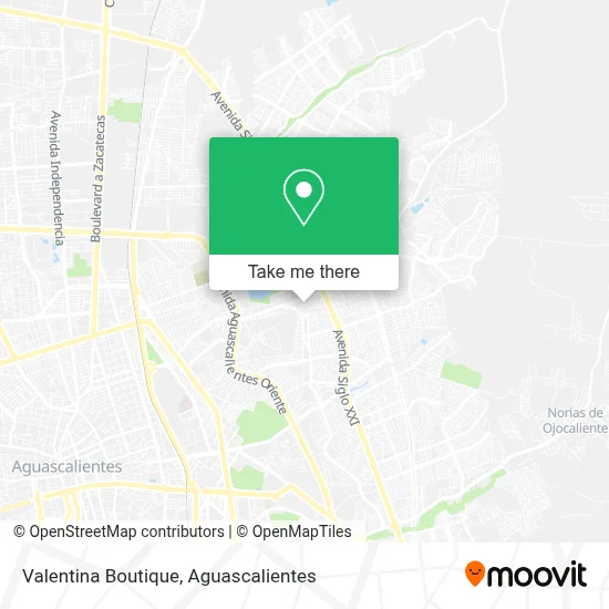 Valentina Boutique map
