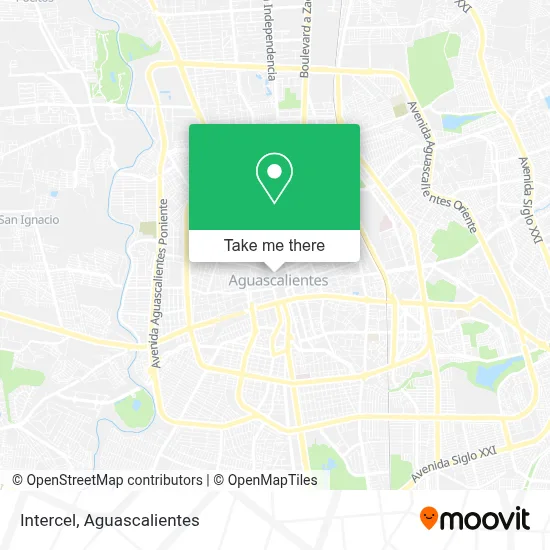 Intercel map