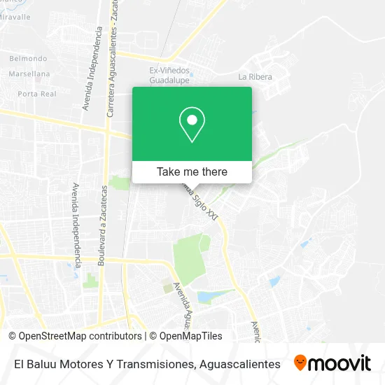 El Baluu Motores Y Transmisiones map