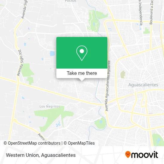 Western Union map