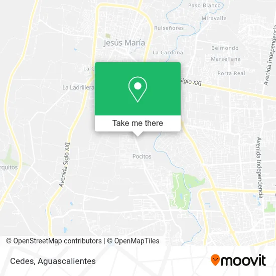 Cedes map