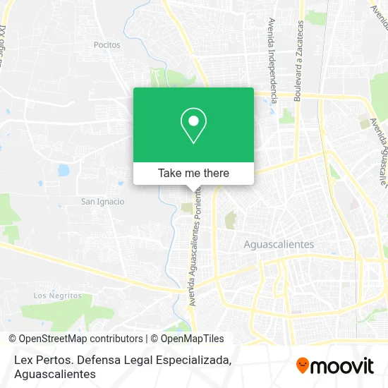 Lex Pertos. Defensa Legal Especializada map