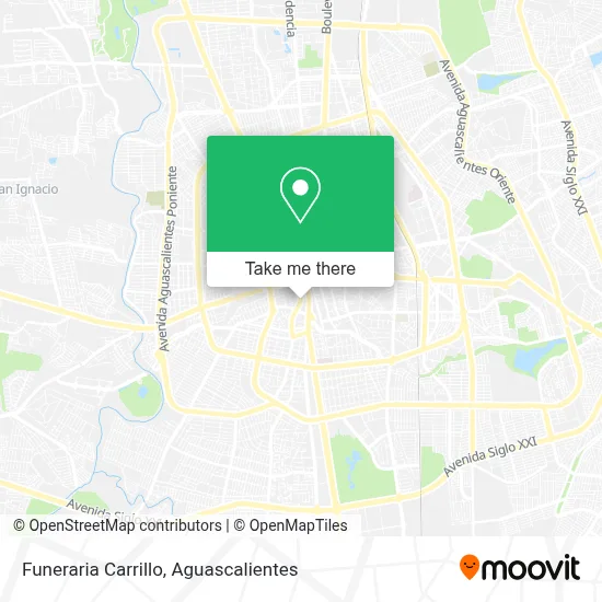 Funeraria Carrillo map