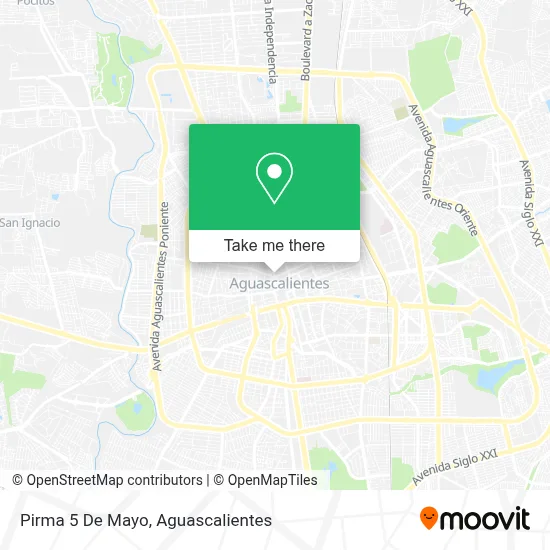 Pirma 5 De Mayo map