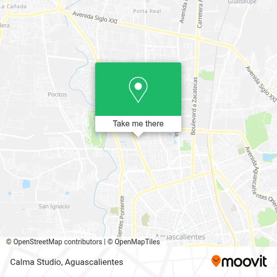 Calma Studio map