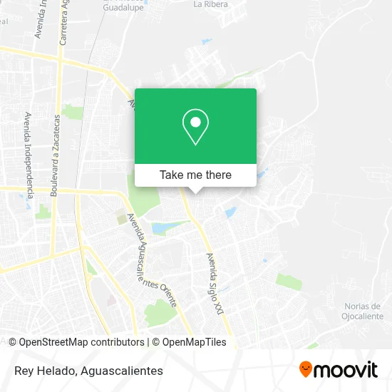 Rey Helado map