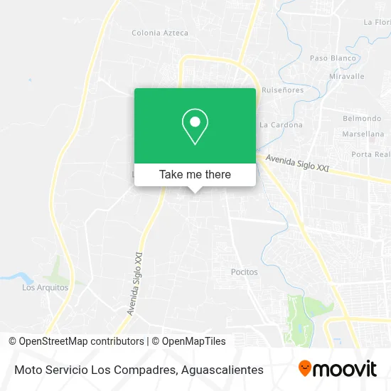 Moto Servicio Los Compadres map