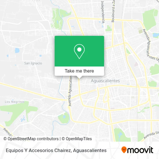 Equipos Y Accesorios Chairez map