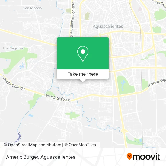 Amerix Burger map