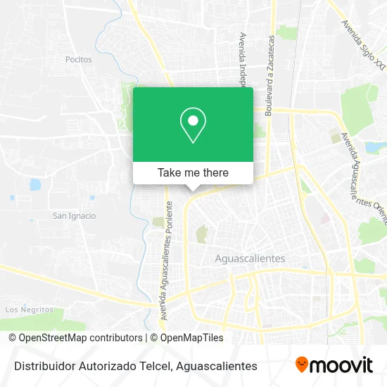 Distribuidor Autorizado Telcel map