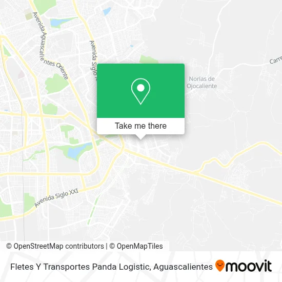 Fletes Y Transportes Panda Logistic map